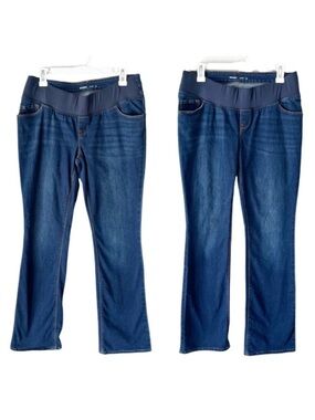 Old Navy Jeans Women's 8 Long Maternity Pull On Bootcut Tall (Set of 2)